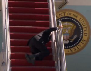 Joe Biden Falling